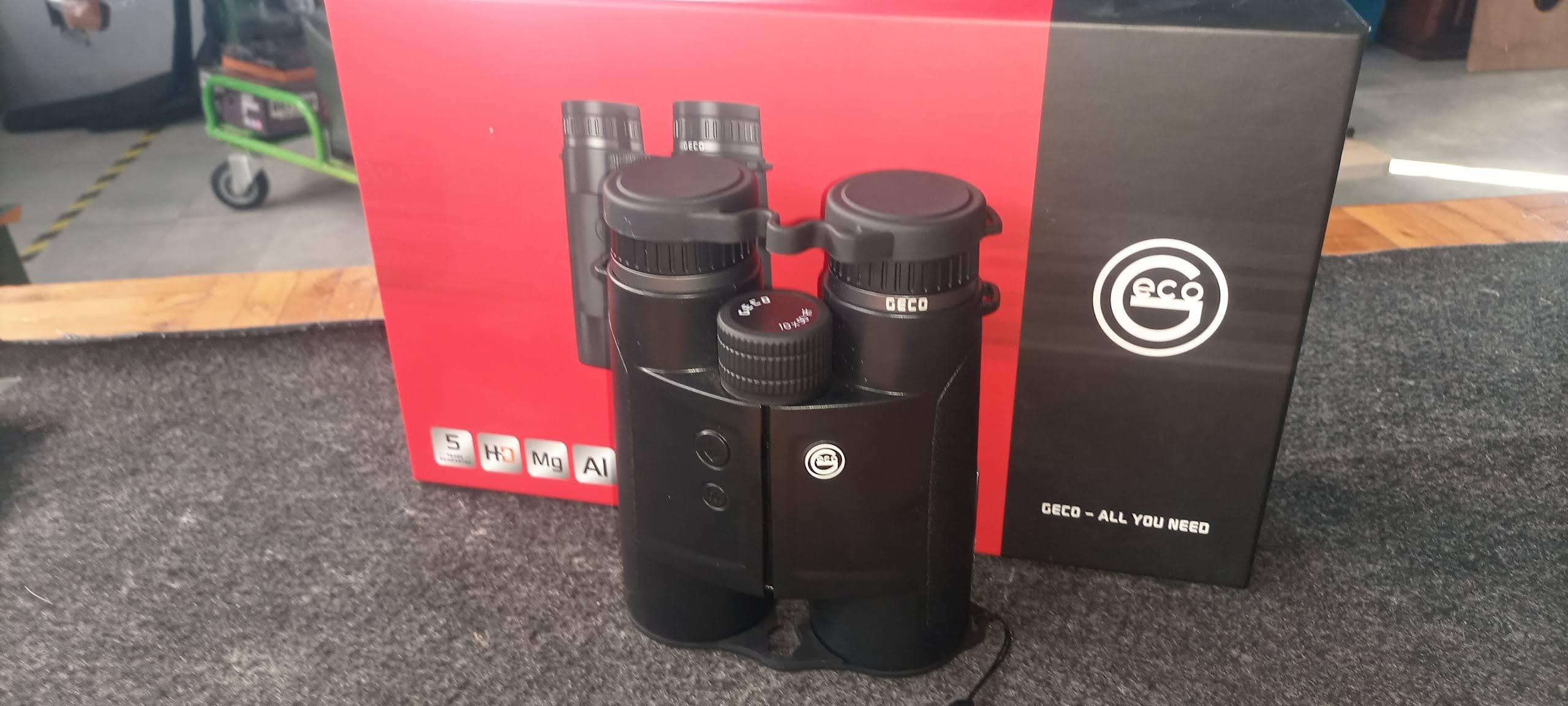 Binocolo GECO 10x50 RF con telemetro elettronico - immagine 2
