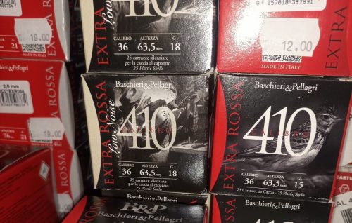 Cartuccia Baschieri & Pellagri cal. 410 extra rossa low noise