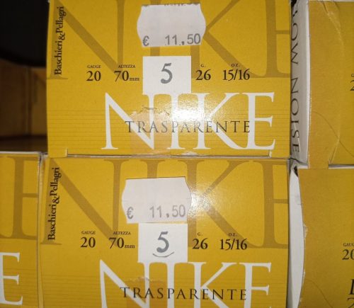 Cartuccia BASCHIERI & PELLAGRI Cal. 20 NIKE 26 grammi