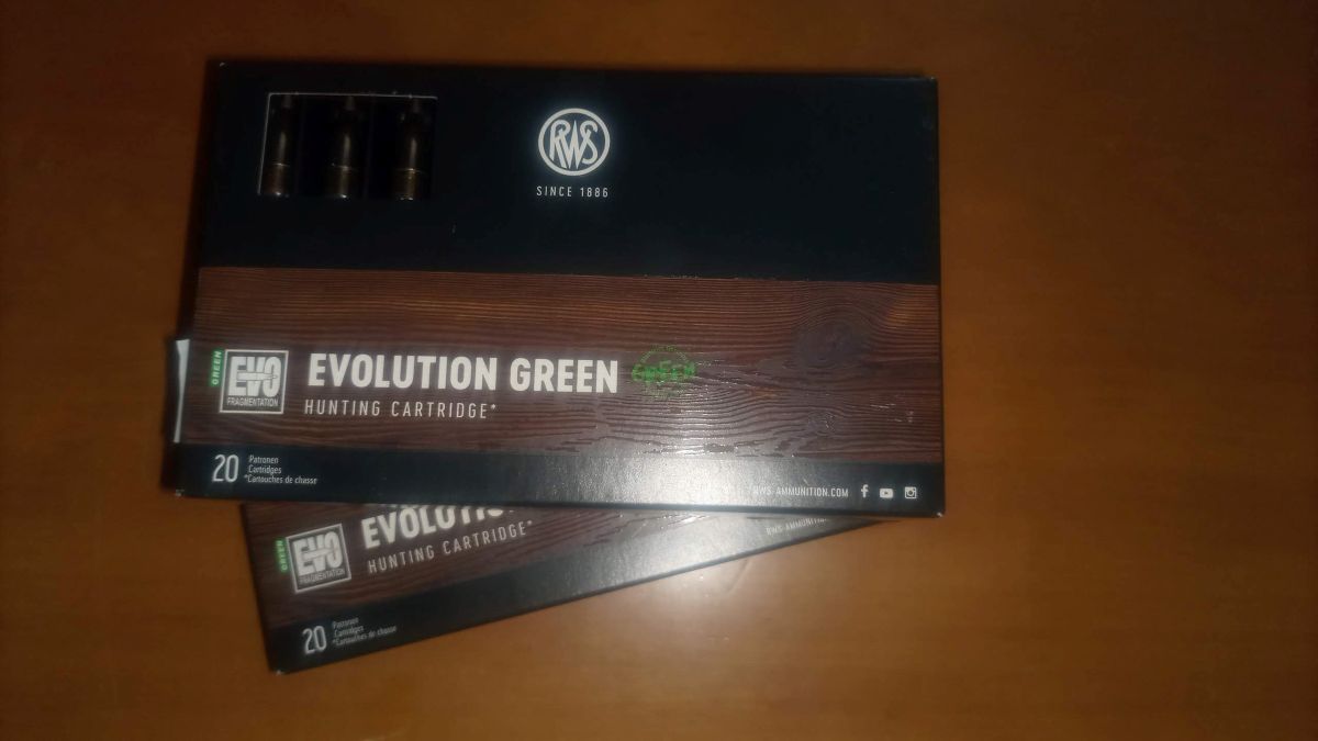 Cartucce RWS Evolution Green palla 139 grani