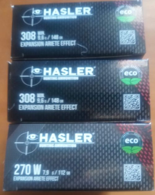 Cartucce HASLER Cal. 308 win