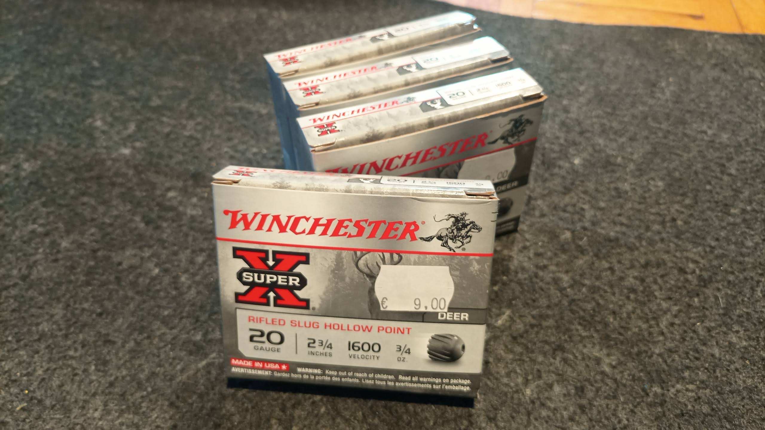 Cartucce WINCHESTER Cal.20 Slug 1600 fps - immagine 3