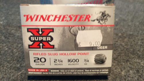 Cartucce WINCHESTER Cal.20 Slug 1600 fps