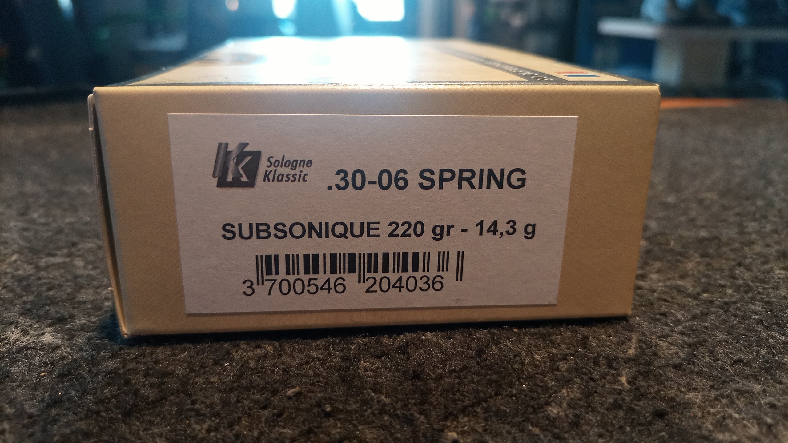 Cartucce SOLOGNE cal. 30-06 Springfield  Subsoniche palla 220gr. - immagine 2