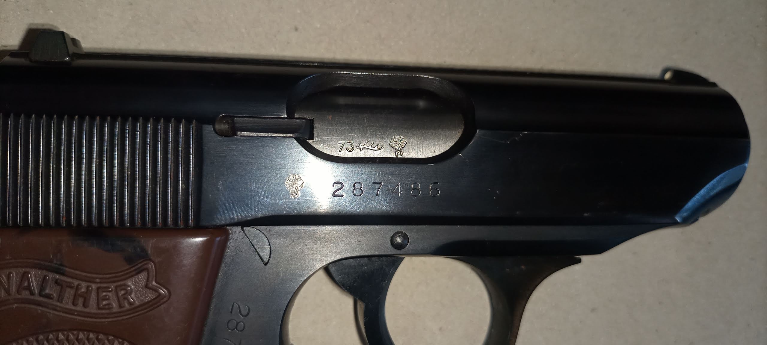 Pistola WALTHER PPK cal. 7,65 Browning anno 1973 - immagine 5