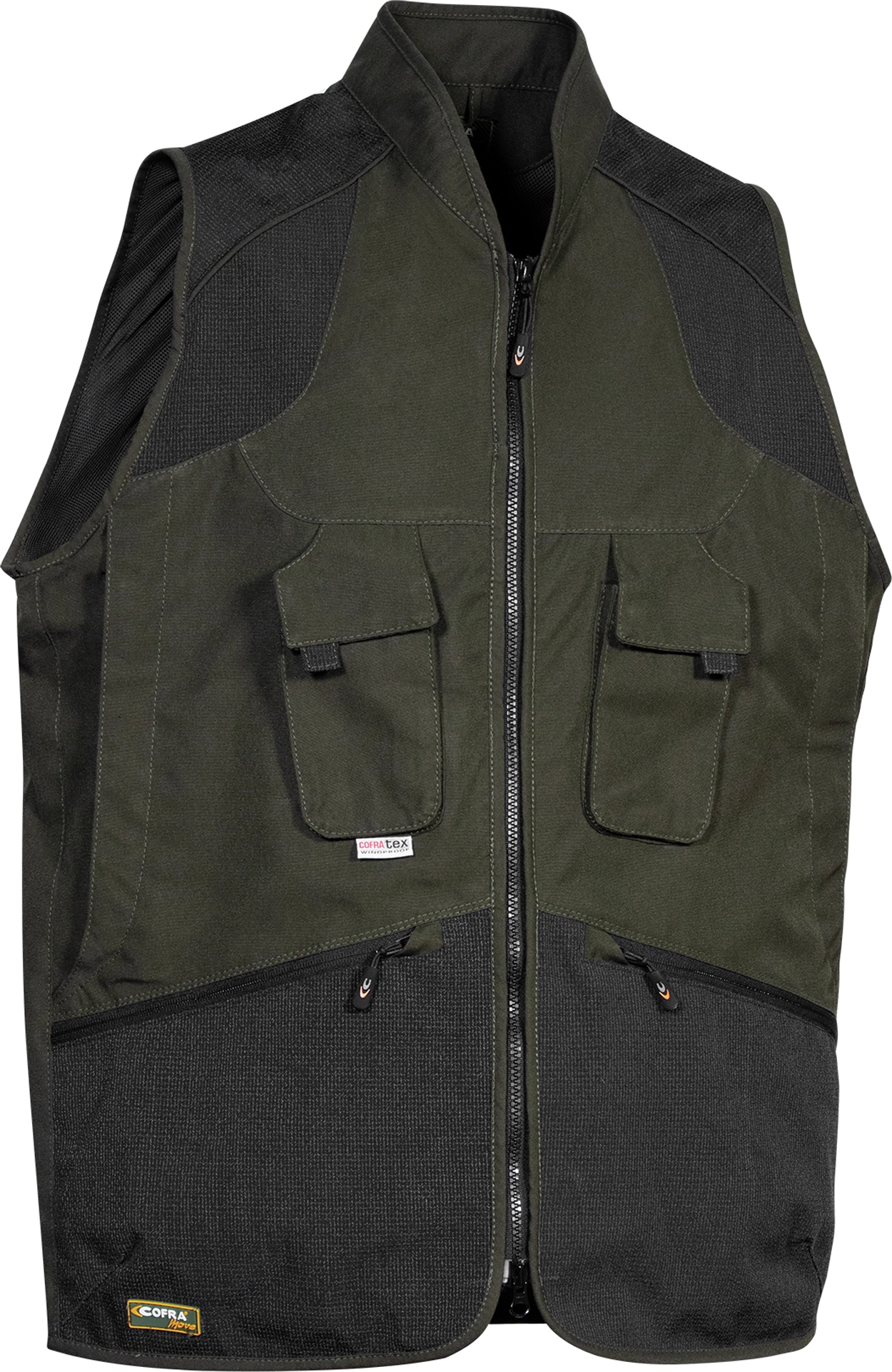 Cofra Gilet Wulfen versione colore fango-nero - immagine 2