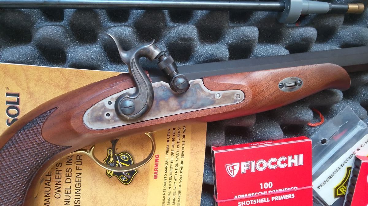 Pistola ad avancarica PEDERSOLI Charles Moore cal.45 con set indoor - immagine 5