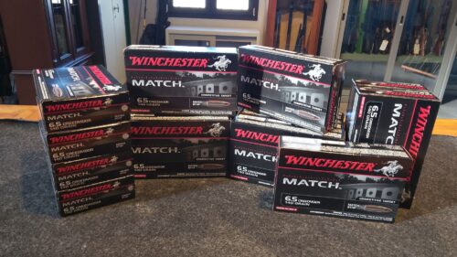 Cartucce Winchester 6,5 Creedmore Match 140 grani