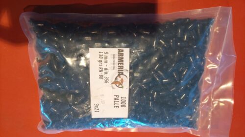 Palle IGF 9x21 RN 130 grani color nere