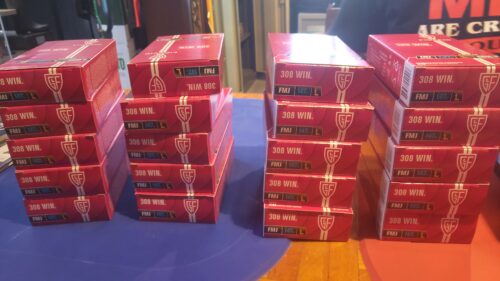 Cartucce Winchester cal. 308 win palla 147 fmj 